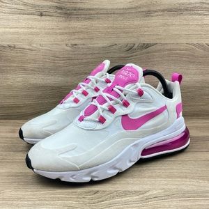 Nike Air Max 270 React White Fire Pink